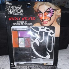 wet n wild Wildly Wicked Butterfly Stencil Kit Face Paint Glitter Multicolor