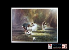 John Cowan Flounderers Night of Manhood Flounders with Short Story 9x11" Print
