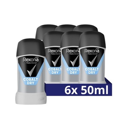 Rexona Men Anti-Transpirant Deo Stick Cobalt Dry 48h Schutz 6x 50ml MotionSense