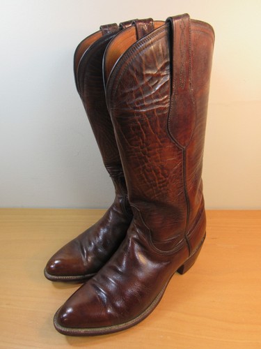 VTG Lucchese San Antonio 1883 Classics 13" Cowboy Boots 18048 2L108 Men's 7 D