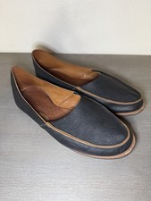 Cydwoq Cliff Dweller Women's Italian Leather Loafers Size 10.5 Made in CA