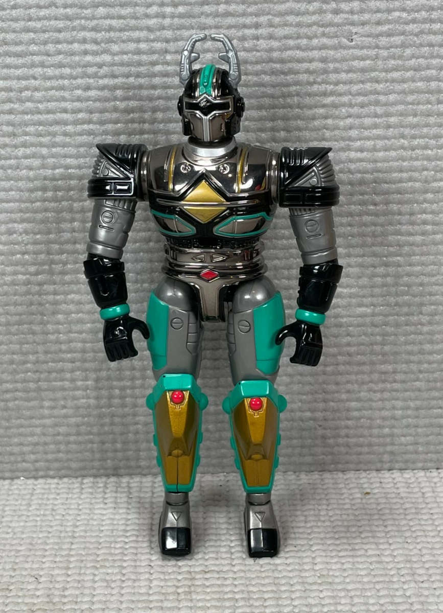 BIGBANG 超ミニ Bandai Big Bad Beetleborgs Mega Spectra Titanium Silver Hunter