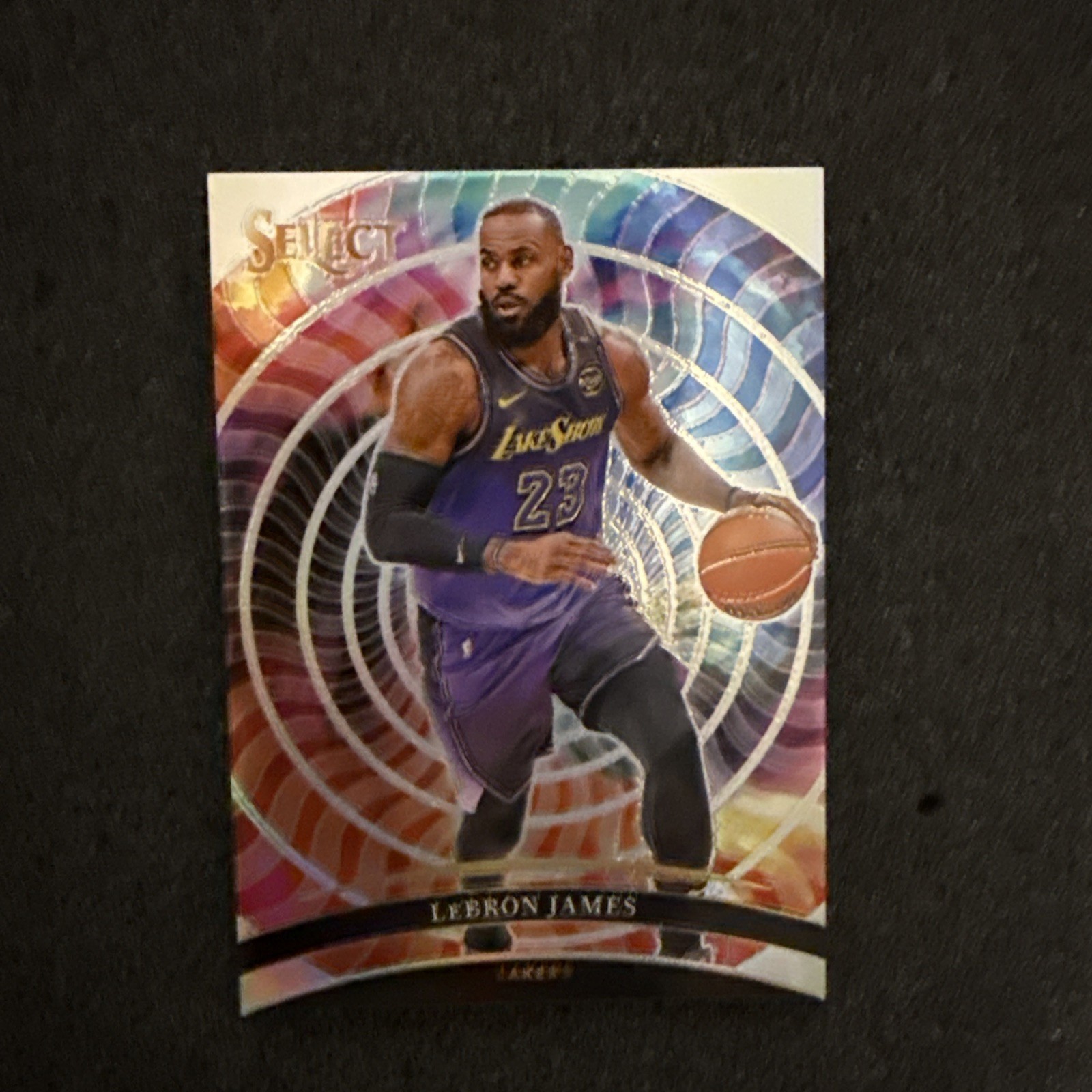 2024-25 Panini Select Lebron James #10 Color Wheel Prizm Lakers Case Hit SSP