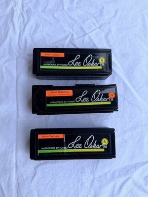 Lee Oskar Tombo Mundharmonika 3 Teilig mit Etui G, B Und A