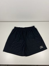 VTG 90s Umbro Black Shorts Mens Size XL Nylon Soccer USA Made USED READ
