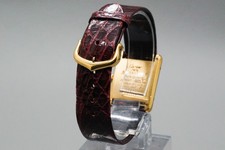 *Near MINT / CASE* Cartier Vermeil Tank LM 590005 Vermeil 925 Quartz Watch 8