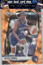 2024 Panini Prizm WNBA Ice Orange Prizms #95 Olivia Epoupa Rookie Minnesota Lynx