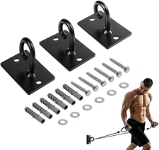 Sturdy Wall Mounted Workout Anchors, Suspension Straps Trainer Anchor Swing Batt