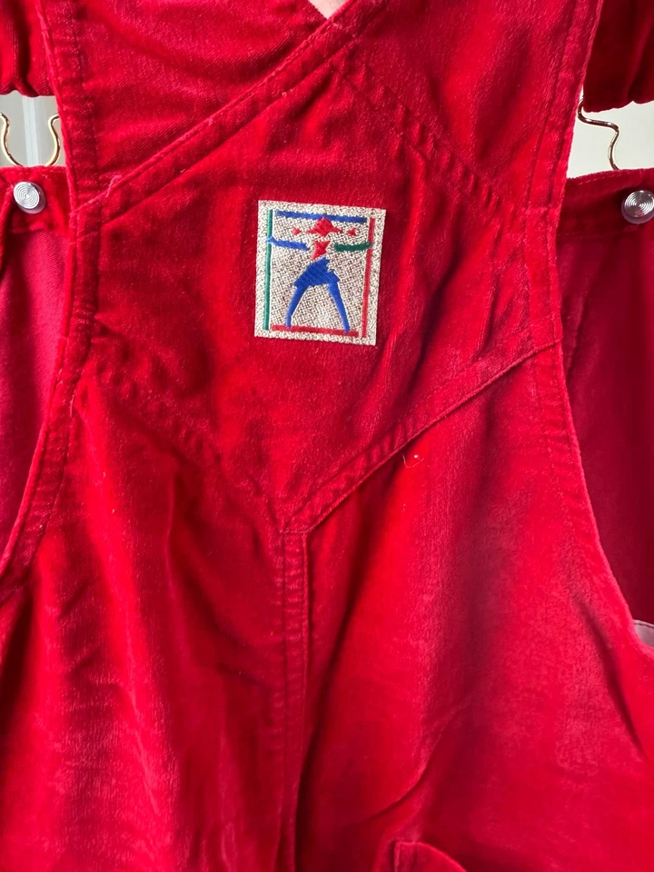 Difícil de Encontrar American Girl of Today Vintage 1998 AG Vacaciones Blusa Mono Prendedor Conjunto NIÑAS Foto 3 de 4