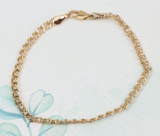 Elegant Rose Gold Plated Link Chain Bracelet for Women, XPBL0877
