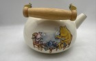 Selandia Winnie The Pooh Classic Piglet Wood Handle Tea Kettle Teapot Open Box — photo 3
