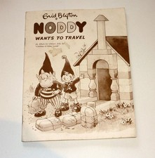 1955 Enid Blyton - Noddy Wants to Travel - Chivers Album