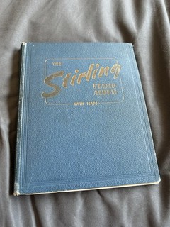 The Stirling Stamp Album With Worldwide Stamps Inside