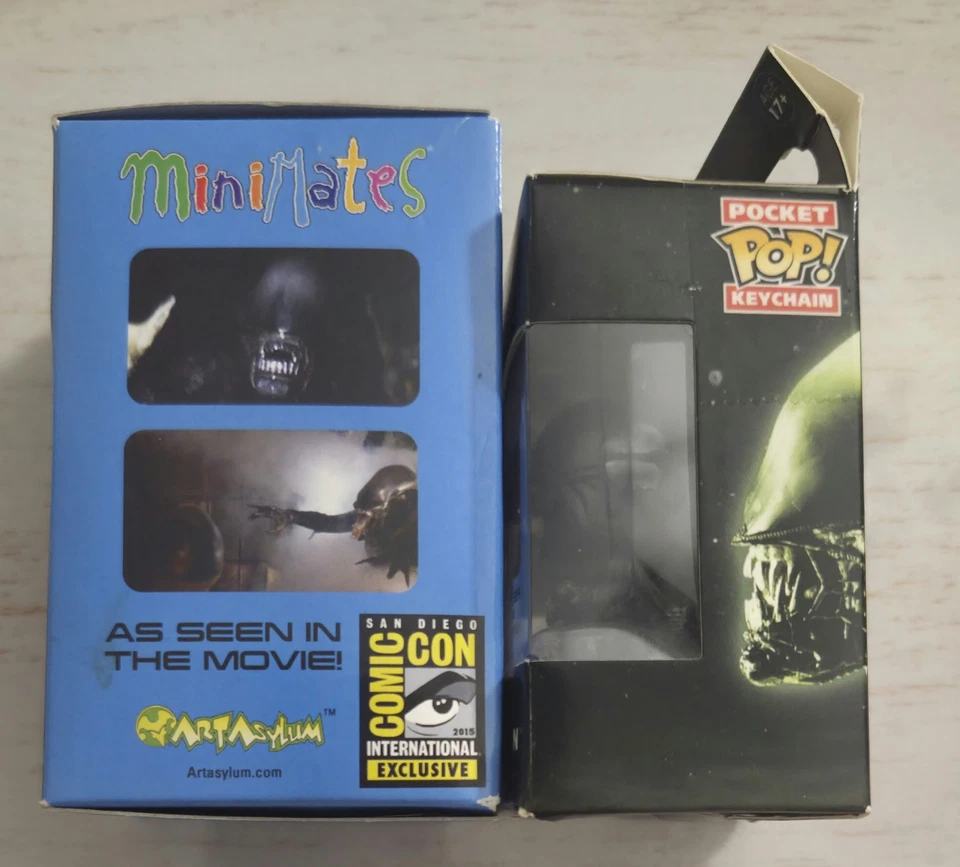 ALIEN SDCC 2015 Comic-Con Exclusivo 1979 Alien Minimates & Funko Llavero NUEVO  Foto 3 de 4