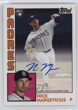 2019 Topps Update 1984 Topps Baseball Auto Nick Margevicius #84A-NM Auto 1e55