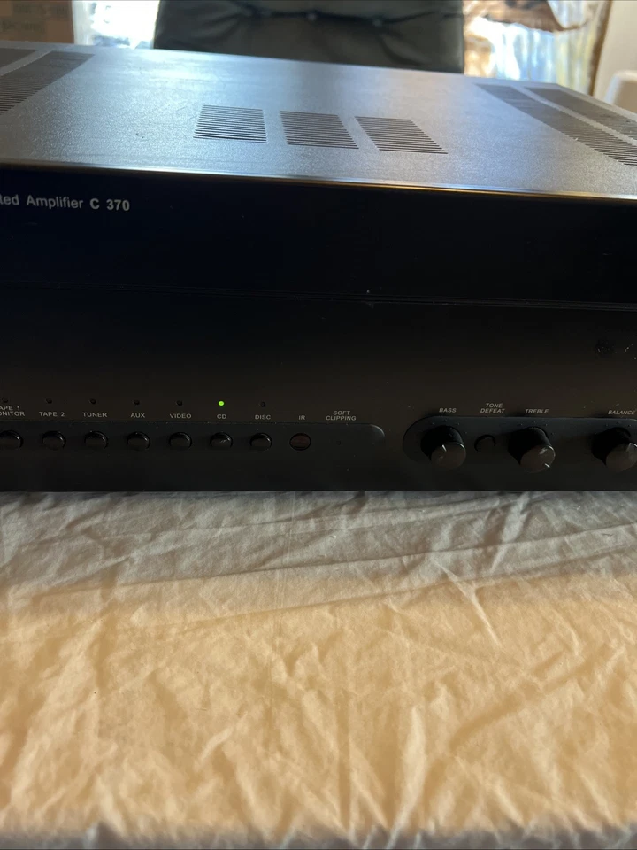 Amplificador integrado estéreo NAD C 370 120WPC amplificador de potencia para audiófilos funciona Foto 3 de 4