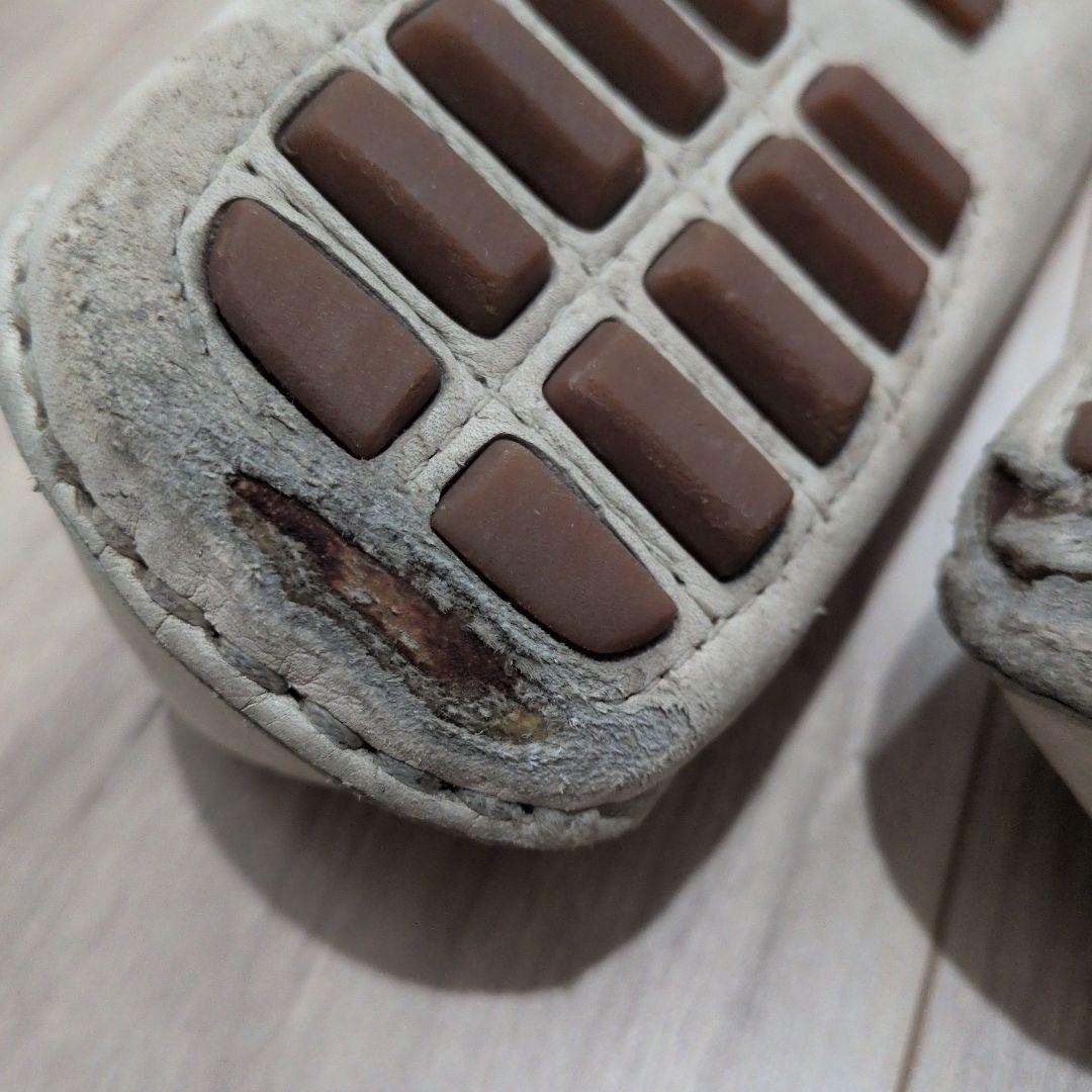 GUCCI Women's Loafers Horsebit Leather White EU36/US6 113288c thumbnail 8