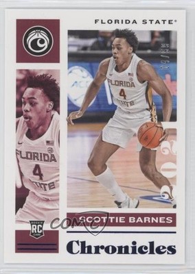 2021-22 Panini Chronicles Draft Picks Blue 4/99 Scottie Barnes #7 Rookie RC 0f94