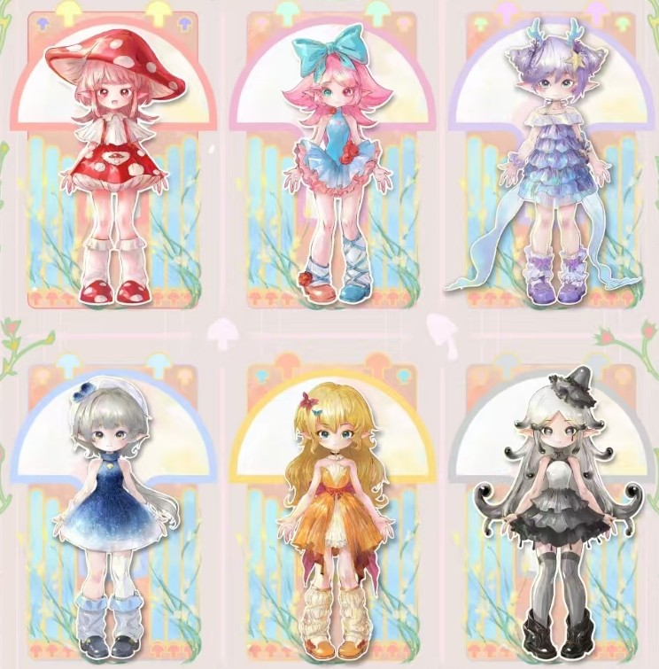 Pre-Sale Mogo Bloom Amanita Miscaria Mushroom 5.5In Bjd Dressable Action Figure