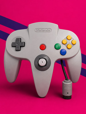 NINTENDO 64 CONTROLLER GRAU GAMEPAD N64 KONSOLE TOP ZUSTAND REFURBISHED RETRO