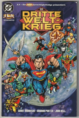   JLA SONDERBAND #20 Der dritte Weltkrieg, Dino 2000 COMIC TRADE-PAPERBACK Z1/1-