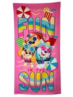 PAW Patrol Strandhandtuch Aus Microfaser Mit Skye, Everest Und Liberty, Bunt