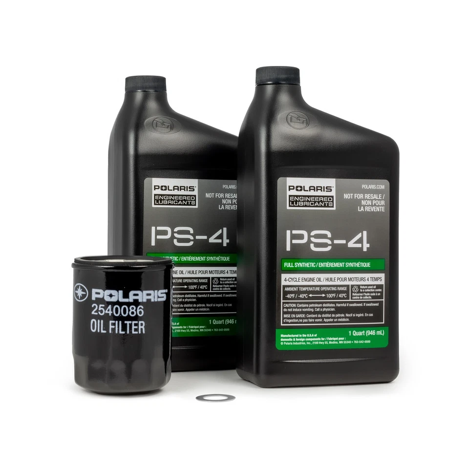 Kit de cambio de aceite Polaris PS4 para modelos específicos RANGER, RZR, Sportsman, ACE 570 Foto 2 de 4
