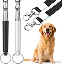 Dog Whistle, Dog Training Whistle to Stop Barking Neighbor'S Dog, 2 Pack Adjusta