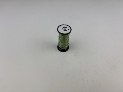 VTG Viridian 4011V Kreinik Metallics #4 Very Fine Braid Thread 11 Meters 1 Spool