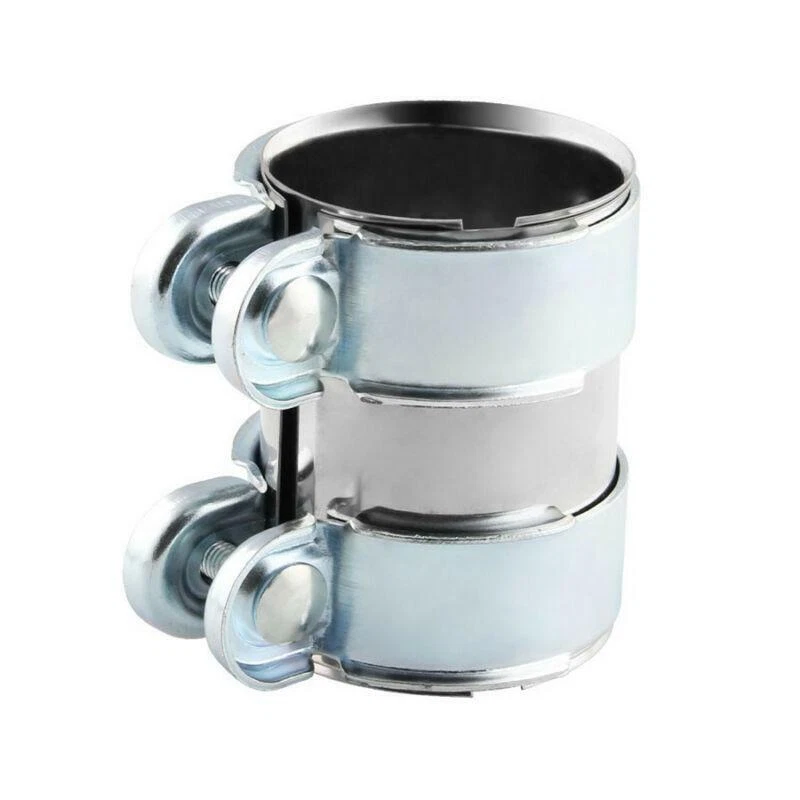 2" Moto Downpipe B Tubos Silenciador V-Band Abrazaderas + Tornillos Acero Inoxidable Foto 3 de 4