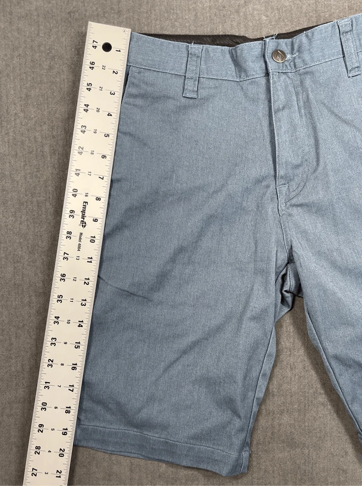 Volcom Shorts Men 28 Blue Hybrid Walkshorts Chino Skate Surf Casual Beach - Image 4 of 4