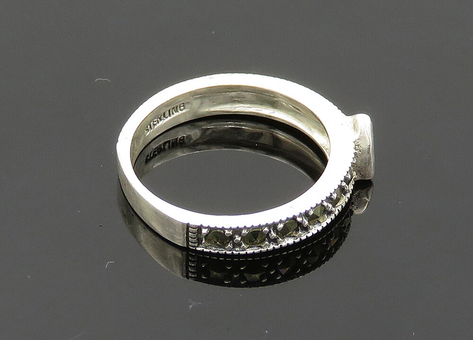 Винтажное серебряное кольцо с топазом и марказитом JUDITH JACK 925 размер 6 RG20082 - Изображение 3 из 4