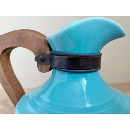 Gladding-McBean Franciscan Montecito Table Ware Coffee Carafe in Turquoise Blue - Picture 6 of 10