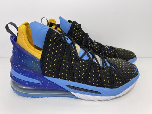 Nike LeBron 18 Dynasty Minneapolis Lakers CQ9283-006 Men's Size 10.5 No Lid - Picture 3 of 12