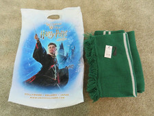 Harry Potter Wizarding World Universal Studios Green White Stripe Scarf Movie