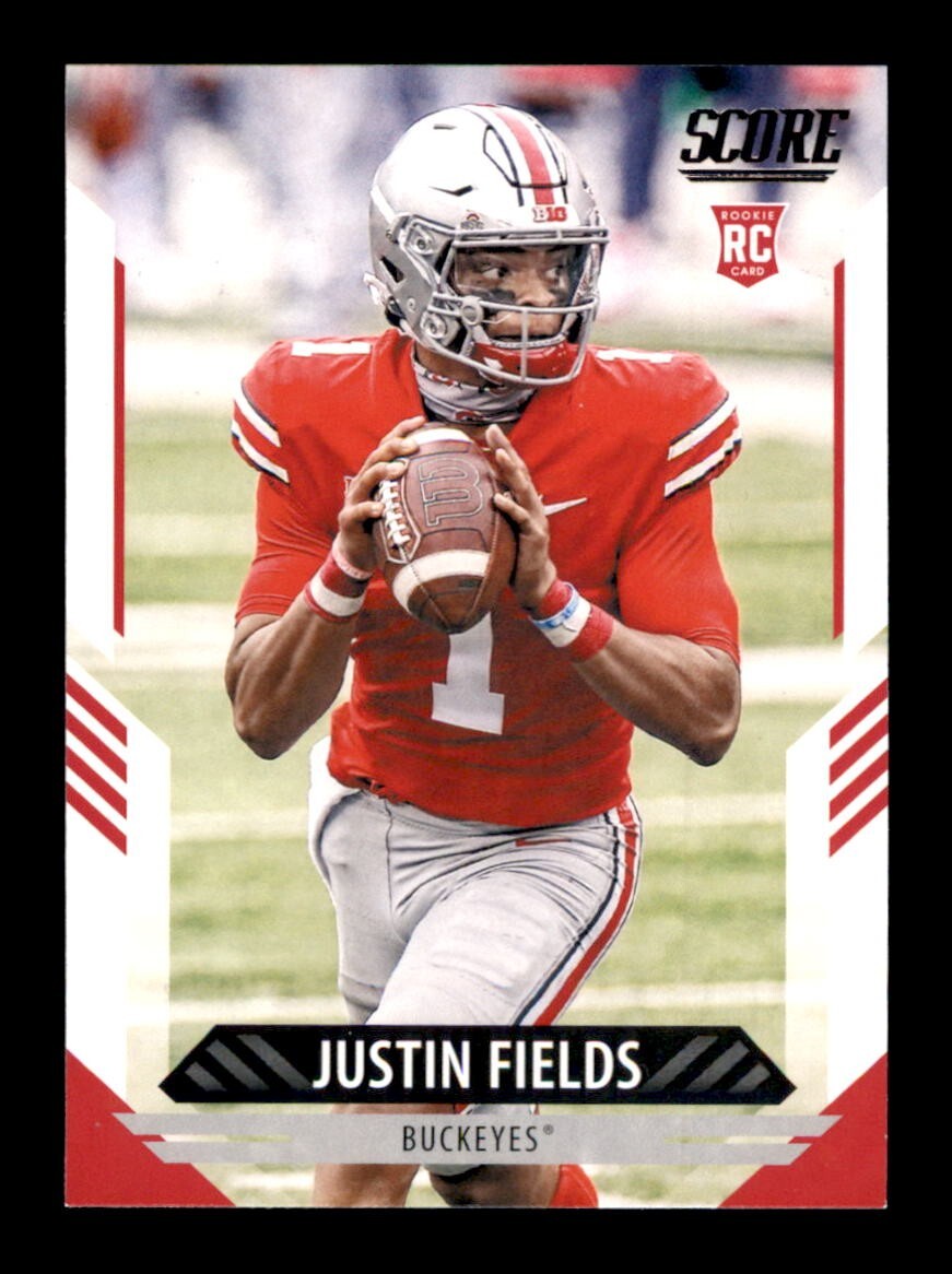 2021 Score Justin Fields #302 RC Rookie Ohio State Buckeyes