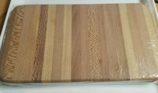 Handcrafted America Sycamore Hardwood Cutting Board 13"x7 3/4"x1" Made in USA
