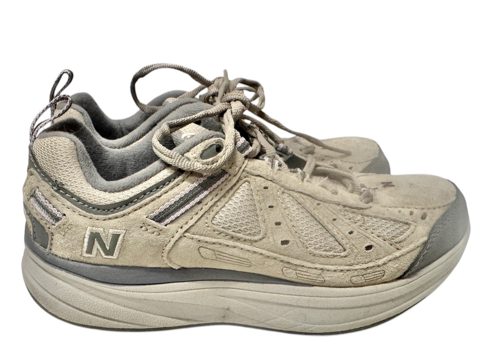 New Balance Rock & Tone Women 1645 WW1645TP Beige Casual Shoes Sneakers Size 7.5