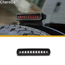 High Brake Light Lamp Cover Trim Accessories For Jeep Wrangler JL JLU 18+ Black