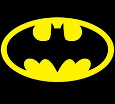 Batman Iron on, HTV, Transfer Vinyl for T-shirts, backpacks 4x3 see description