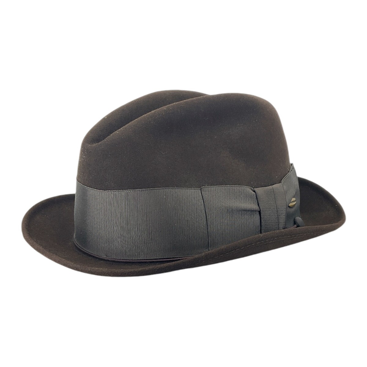 Fedora Hat Brown Champ Kasmir Finish Western Hills McAlpins