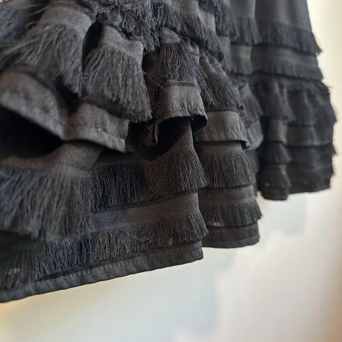 Prinzessin Polly schwarz "Molina" Fransen Bodycon Minikleid Größe 6 gebraucht, in einwandfreiem Zustand - Bild 6 von 11