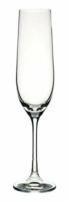 BOHEMIA CALICE FLUT FLUTE 190ml CHAMPAGNE GLASS CZECH REPUBLIC CRYSTAL 40656 NEW