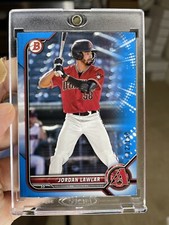 2022 Bowman Draft Paper Base Blue #BD-78 Jordan Lawlar /150 - Diamondbacks