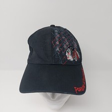 Portland Winterhawks Strap Back Hat Distressed Argyle Front Panel Embroidered