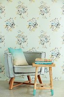 Eijffinger Bloom 340061 / Tapete Floral TüRkis / Bloom 340061 / 10,33 €/Qm
