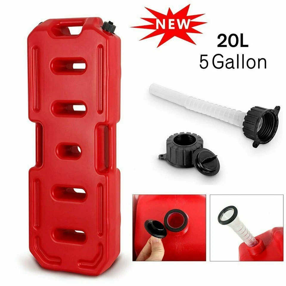 Tanque de reserva 20L 30L tanque de gasolina combustível recipiente para Jeep caminhão carro ATV motor - Imagem 3 de 4
