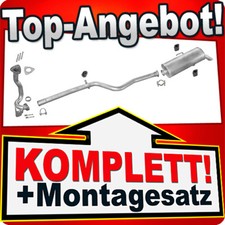 Auspuff für PEUGEOT 106 1.0 1.1 1.5 D 2000-2004 +Rohr Vorne Auspuffanlage