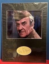 JOHN LE MESURIER Dad's Army Genuine Authentic Signed 16x12 Display COA CAv UACC