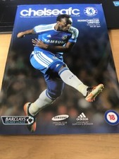 CHELSEA V MANCHESTER UNITED PROGRAMME 2012